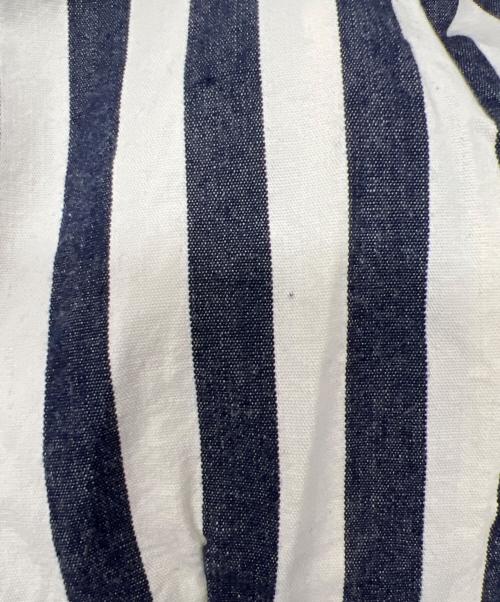 HARVESTY（ハーベスティー）HARVESTY (ハーベスティー) コットンノンフェイドストライプサーカスパンツ ホワイト サイズ:1の古着・服飾アイテム