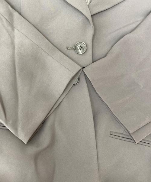 LE CIEL BLEU（ルシェルブルー）LE CIEL BLEU (ルシェルブルー) Slashed Blazer グレー サイズ:36の古着・服飾アイテム