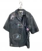 GANNIガニー）の古着「ラップ ブラウス」｜ブラック