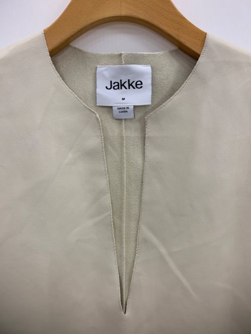 Jakke（ジャッキー）Jakke (ジャッキー) VERITY VEST ベージュ サイズ:Mの古着・服飾アイテム