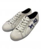 COACHコーチ）の古着「ローカットスニーカー」｜アイボリー