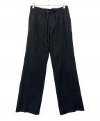 UNDERCOVERアンダーカバー）の古着「CASHMERE WIDE PANTS」｜ブラック