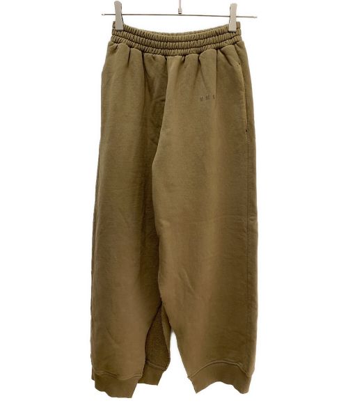 MM6 Maison Margiela（エムエムシックスメゾンマルジェラ）MM6 Maison Margiela (エムエムシックス メゾンマルジェラ) スリット スウェットパンツ オリーブ サイズ:XSの古着・服飾アイテム
