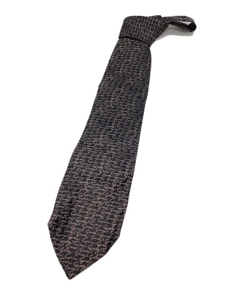 GUCCI（グッチ）GUCCI (グッチ) シルクロゴネクタイ ブラック サイズ:-の古着・服飾アイテム