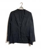 UNITED ARROWS TOKYOユナイテッドアローズトウキョウ）の古着「LIBECO ノッチドラペル シングル 2ボタン ジャケット」｜ブラック