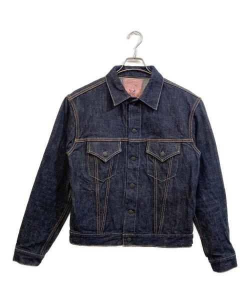 THREE KINGDOMS OVERALLS（スリーキングダムズオーバーオールズ）THREE KINGDOMS OVERALLS (スリーキングダムズオーバーオールズ) デニムジャケット インディゴ サイズ:42の古着・服飾アイテム