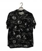 WACKO MARIAワコマリア）の古着「MIRROR BALL S/S HAWAIIAN SHIRT」｜ブラック