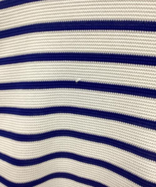 LACOSTE（ラコステ）LACOSTE (ラコステ) B:MING by BEAMS (ビーミングバイビームス) 別注 カノコ ドロップショルダーTシャツ ホワイト×ネイビー サイズ:ＵＳ/Ｓの古着・服飾アイテム