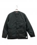 NANGAナンガ）の古着「タキビリップストップインナーダウンカーディガン」｜ブラック