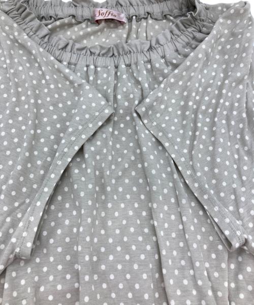 Soffio（ソフィオ）Soffio (ソフィオ) ドットプリントワンピース ベージュ サイズ:S 未使用品の古着・服飾アイテム