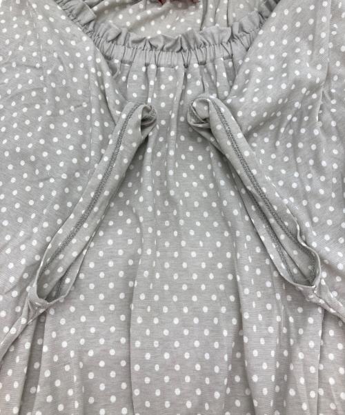 Soffio（ソフィオ）Soffio (ソフィオ) ドットプリントワンピース ベージュ サイズ:S 未使用品の古着・服飾アイテム