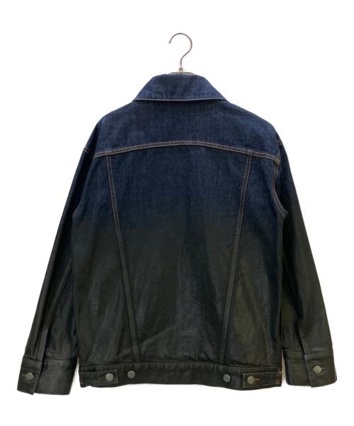 MECRE（メクル）MECRE (メクル) グラデーションコーティングデニムジャケット インディゴ サイズ:Freeの古着・服飾アイテム