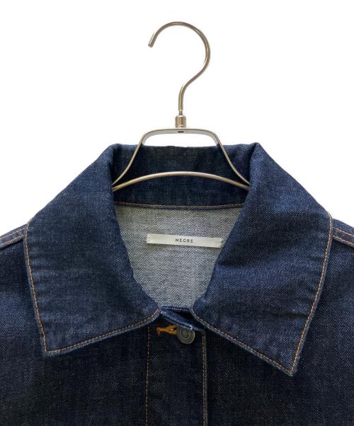 MECRE（メクル）MECRE (メクル) グラデーションコーティングデニムジャケット インディゴ サイズ:Freeの古着・服飾アイテム