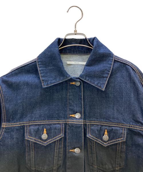 MECRE（メクル）MECRE (メクル) グラデーションコーティングデニムジャケット インディゴ サイズ:Freeの古着・服飾アイテム
