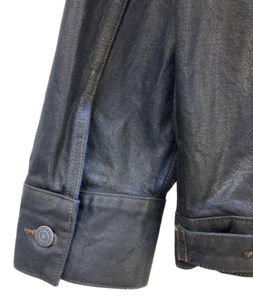 MECRE（メクル）MECRE (メクル) グラデーションコーティングデニムジャケット インディゴ サイズ:Freeの古着・服飾アイテム