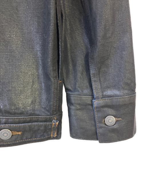 MECRE（メクル）MECRE (メクル) グラデーションコーティングデニムジャケット インディゴ サイズ:Freeの古着・服飾アイテム