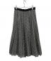 ANAYI (アナイ) チェックウールボイルプリーツ スカート グレー サイズ:38：13000円