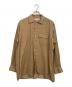 INDIVIDUALIZED SHIRTS（インディビジュアライズドシャツ）の古着「SUPER 130's WOOL LINEN CAMP COLLAR SHIRT」｜ベージュ