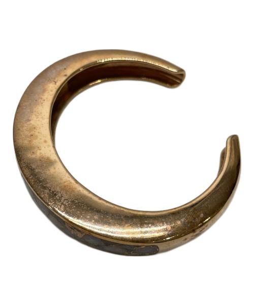 PAMELA LOVE（パメララブ）PAMELA LOVE (パメララブ) UNITED ARROWS (ユナイテッドアローズ) CLASSIC INLAY CUFF ゴールド サイズ:FREEの古着・服飾アイテム