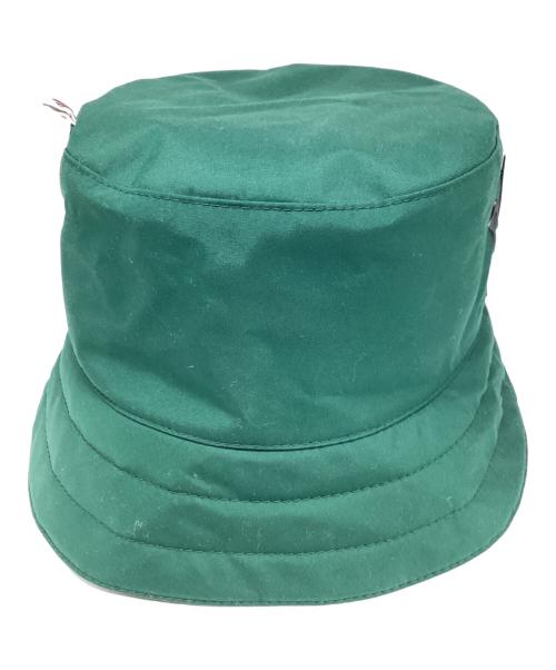 MONCLER GRENOBLE（モンクレール グルノーブル）MONCLER GRENOBLE (モンクレール グルノーブル) GORE-TEX バケットハット グリーン サイズ:Sの古着・服飾アイテム