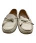 TOD'S (トッズ) ドライビングシューズ ホワイト サイズ:38：5000円