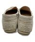 中古・古着 TOD'S (トッズ) ドライビングシューズ ホワイト サイズ:38：5000円