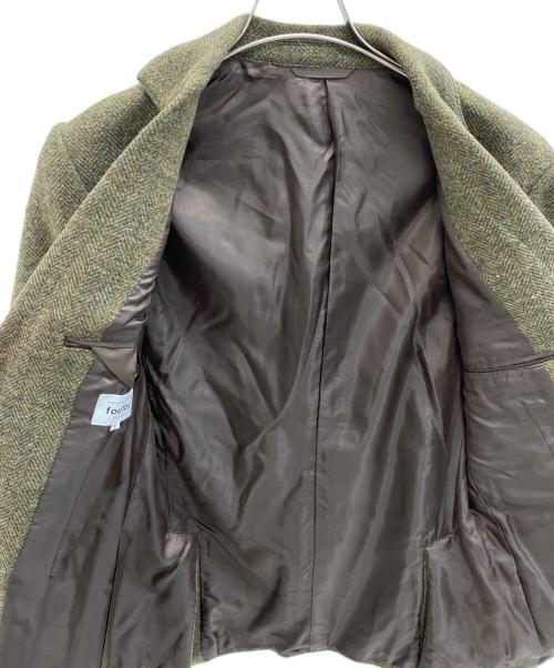foufou（フーフー ザドレス）foufou (フーフー) wool herringbone jacket annie カーキ サイズ:1の古着・服飾アイテム