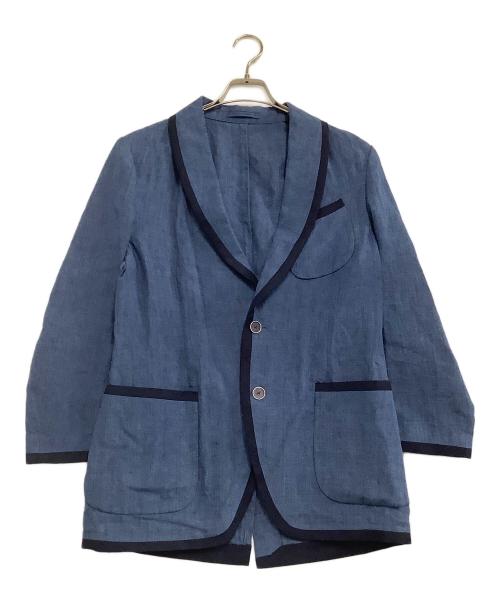 LARDINI（ラルディーニ）LARDINI (ラルディーニ) リネンジャケット インディゴ サイズ:48の古着・服飾アイテム