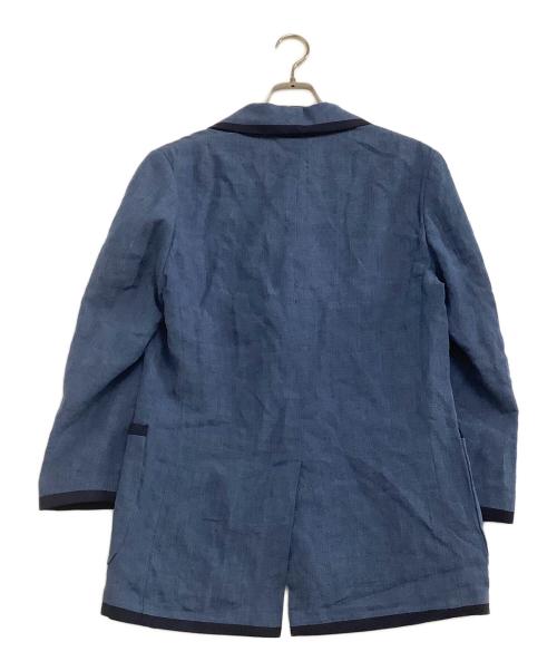 LARDINI（ラルディーニ）LARDINI (ラルディーニ) リネンジャケット インディゴ サイズ:48の古着・服飾アイテム