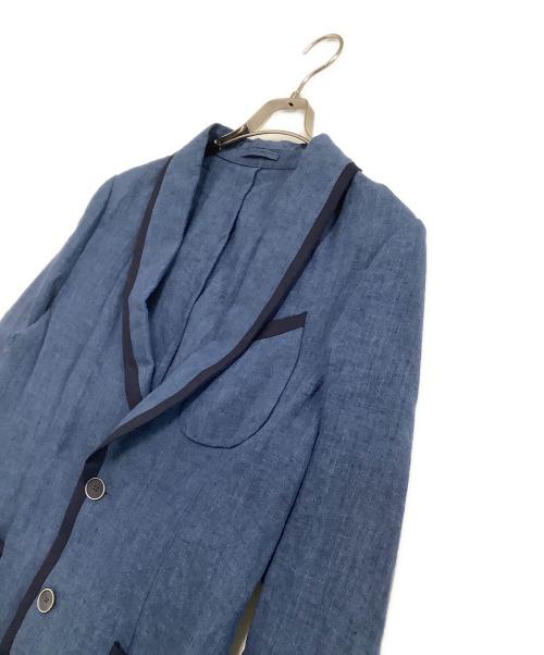 LARDINI（ラルディーニ）LARDINI (ラルディーニ) リネンジャケット インディゴ サイズ:48の古着・服飾アイテム