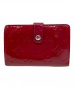 LOUIS VUITTONルイ ヴィトン）の古着「2つ折り財布 ヴェルニ ポルトフォイユヴィエノワ ローズアンディアン」