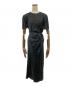 Acne studios（アクネ ストゥディオス）の古着「Satin Wrap Dress」｜ブラック