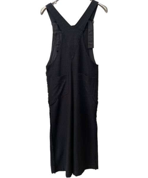 FRAMeWORK（フレームワーク）FRAMeWORK (フレームワーク) 20thツイードオーバーオール ブラック サイズ:38の古着・服飾アイテム