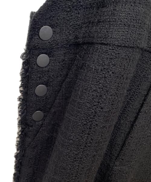 FRAMeWORK（フレームワーク）FRAMeWORK (フレームワーク) 20thツイードオーバーオール ブラック サイズ:38の古着・服飾アイテム