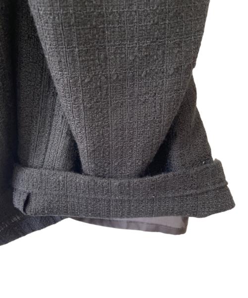 FRAMeWORK（フレームワーク）FRAMeWORK (フレームワーク) 20thツイードオーバーオール ブラック サイズ:38の古着・服飾アイテム