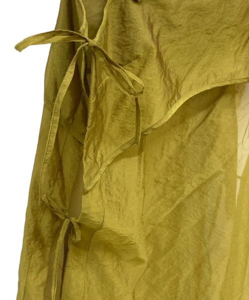 Chika Kisada（チカ キサダ）Chika Kisada (チカ キサダ) RAY BEAMS (レイ ビームス) 別注 肩ベルト ワンピース イエロー サイズ:1の古着・服飾アイテム