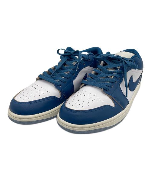 NIKE（ナイキ）NIKE (ナイキ) AIR JORDAN 1 LOW SE ネイビー×ホワイト サイズ:28.5cm 未使用品の古着・服飾アイテム