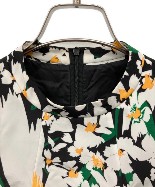 AKIRA NAKA（アキラナカ）AKIRA NAKA (アキラナカ) ハーパーレースコンビドレス ブラック サイズ:36の古着・服飾アイテム