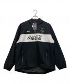 F.C.R.B.エフシーレアルブリストル）の古着「COCA-COLA HALF ZIP ANORAK」｜ブラック
