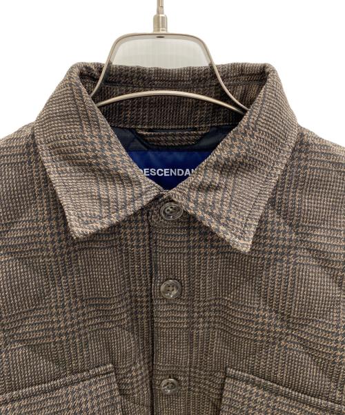 DESCENDANT（ディセンダント）DESCENDANT (ディセンダント) LOYAL QUILTING JACKET ブラウン サイズ:SIZE 1の古着・服飾アイテム