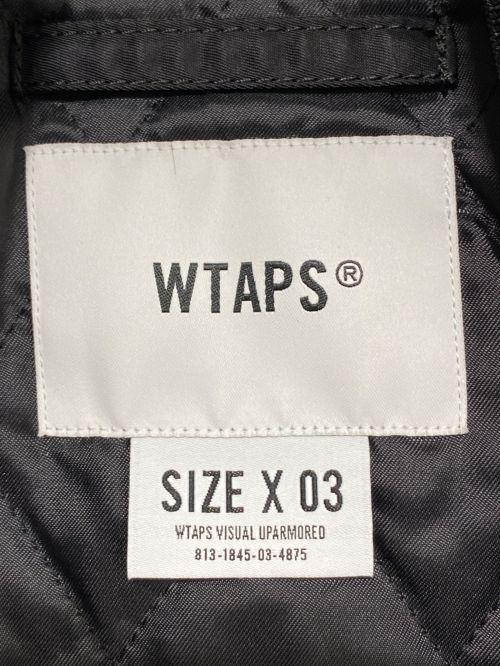 WTAPS（ダブルタップス）WTAPS (ダブルタップス) TEAM JACKET TEXTILE ブラック サイズ:03 未使用品の古着・服飾アイテム
