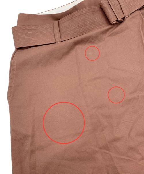 TOMORROW LAND（トゥモローランド）TOMORROW LAND (トゥモローランド) サップルツイル ベルテッドロングスカート ピンク サイズ:36の古着・服飾アイテム