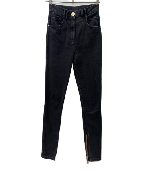 BALMAIN（バルマン）BALMAIN (バルマン) バイカーデニムパンツ ブラック サイズ:34の古着・服飾アイテム