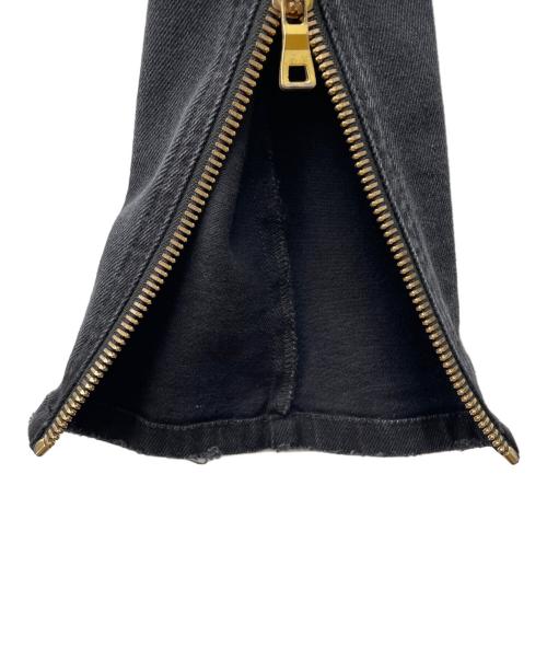 BALMAIN（バルマン）BALMAIN (バルマン) バイカーデニムパンツ ブラック サイズ:34の古着・服飾アイテム