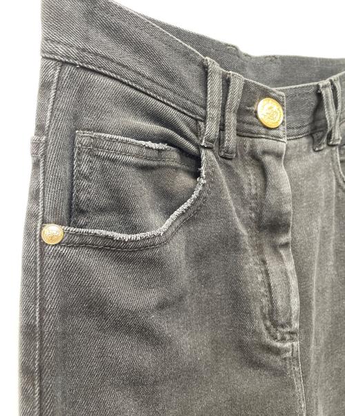 BALMAIN（バルマン）BALMAIN (バルマン) バイカーデニムパンツ ブラック サイズ:34の古着・服飾アイテム