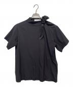 TOGA PULLAトーガ プルラ）の古着「ナイロンストレッチTシャツ」｜ブラック