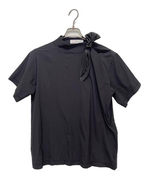 TOGA PULLA（トーガ プルラ）TOGA PULLA (トーガ プルラ) ナイロンストレッチTシャツ ブラック サイズ:38 未使用品の古着・服飾アイテム