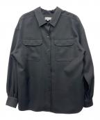 HYKEハイク）の古着「ボリュームスリーブシャツ」｜ブラック