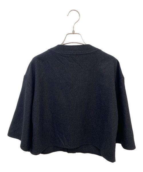 CELINE（セリーヌ）CELINE (セリーヌ) カシミヤノーカラージャケット ブラック サイズ:36の古着・服飾アイテム