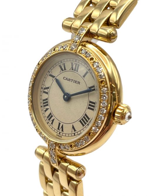 Cartier（カルティエ）Cartier (カルティエ) ヴァンドームSM ダイヤベゼル アイボリー文字盤の古着・服飾アイテム